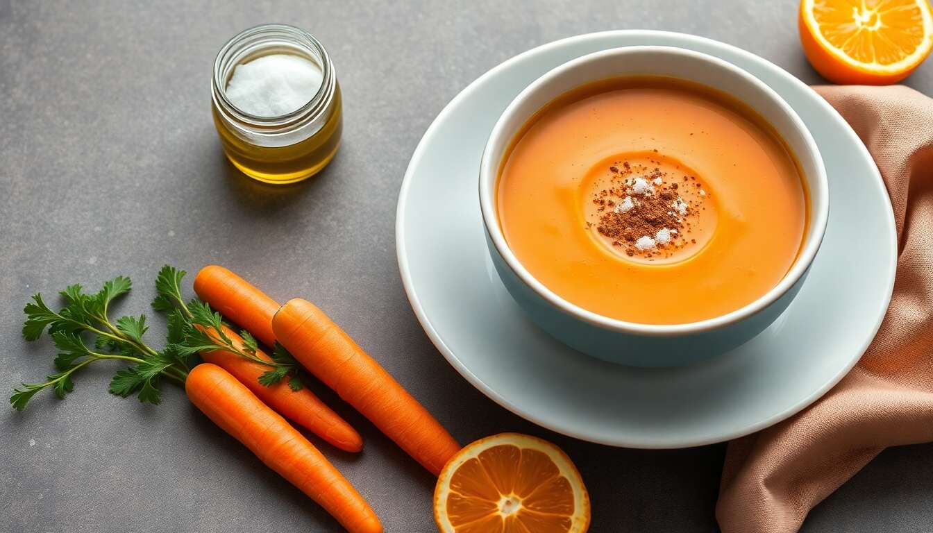 Soupe Détox: carotte et Orange