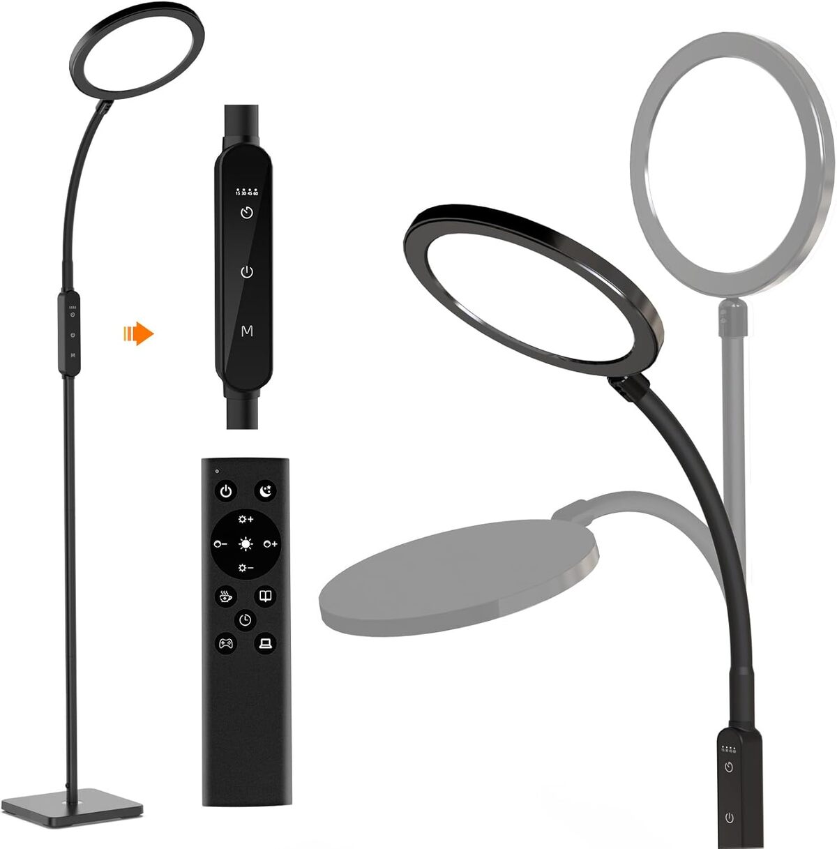 Test de la lampe de luminothérapie RICIAL : flexibilité et options lumineuses