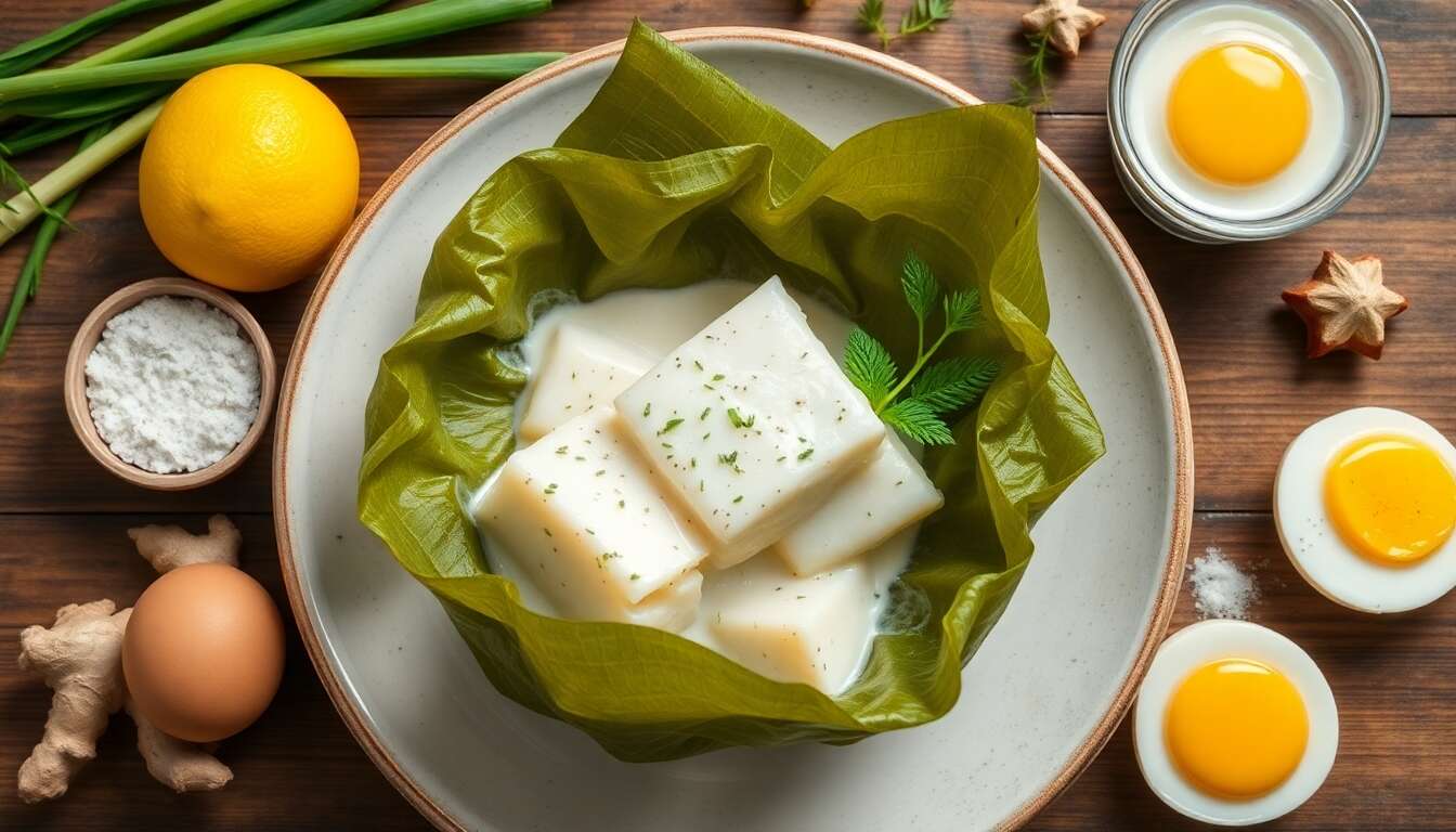 Cabillaud en Papillote au Lait de Coco : recette Anti-âge