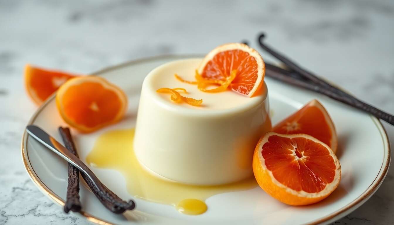 Recette Panna Cotta Pamplemousse Fleur d'Oranger : astuces Beauté Cheveux
