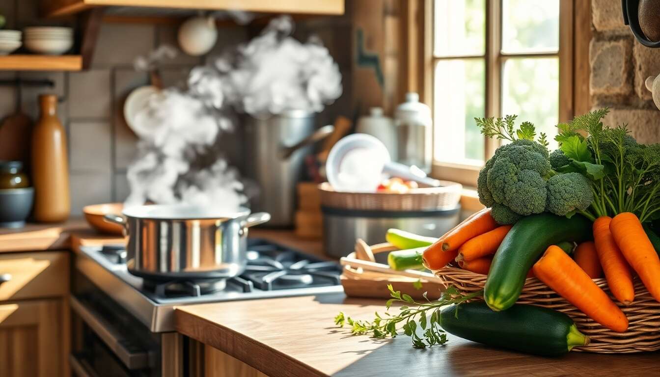 Légumes stars pour la cuisson vapeur Légumes stars pour la cuisson vapeur