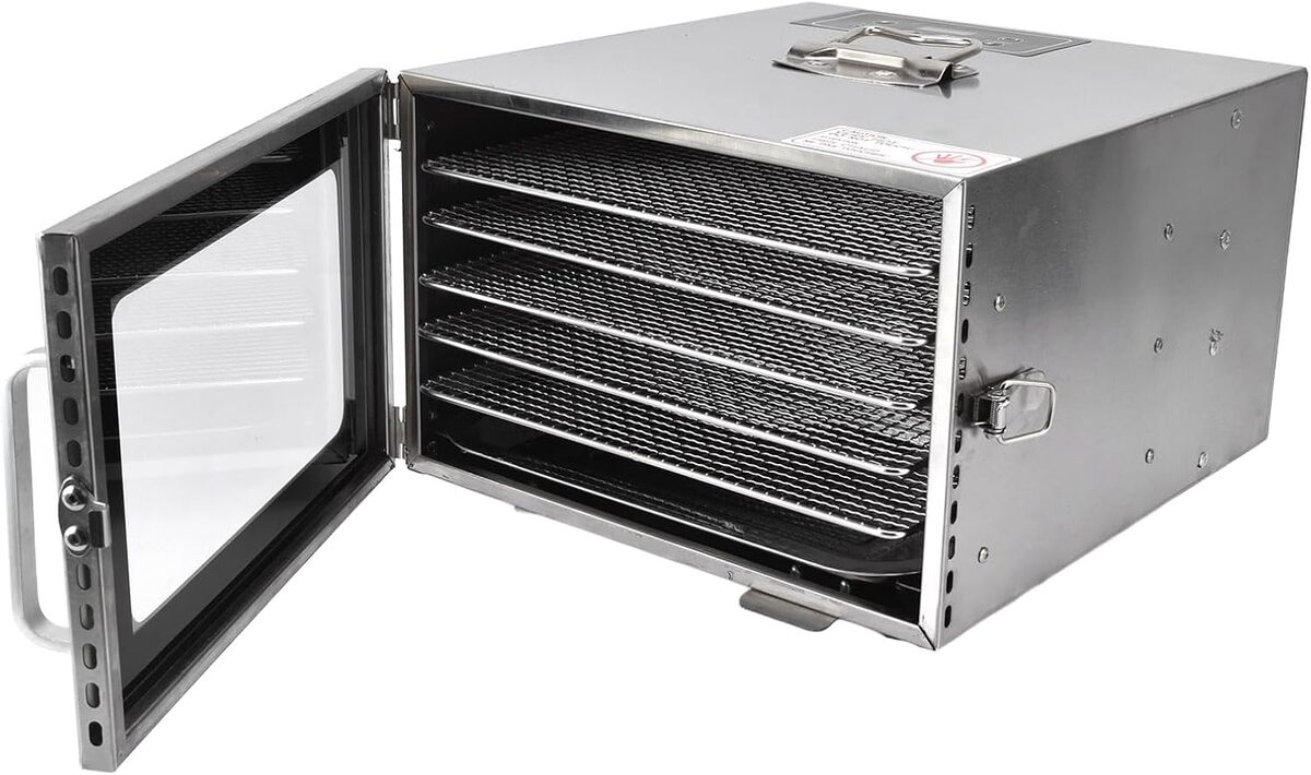 Déshydrateur Alimentaire Rommelsbacher DA 350 – Acier Inoxydable, 350W, 5 Plateaux