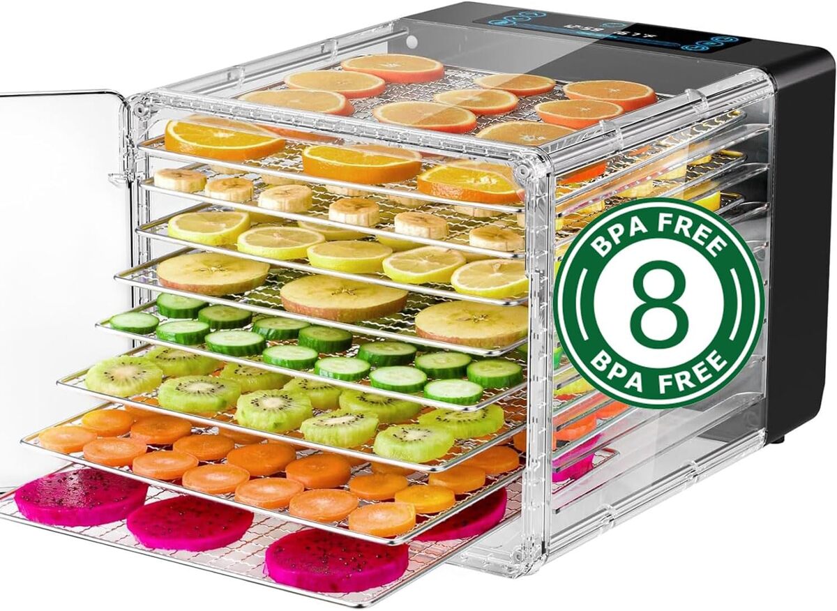 Test du déshydrateur alimentaire Reemix 8 plateaux inox régulateur LED