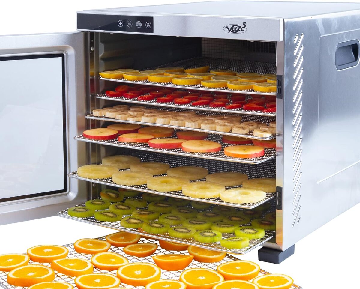Test du déshydrateur alimentaire Vita5 1000W : performance et efficacité en inox