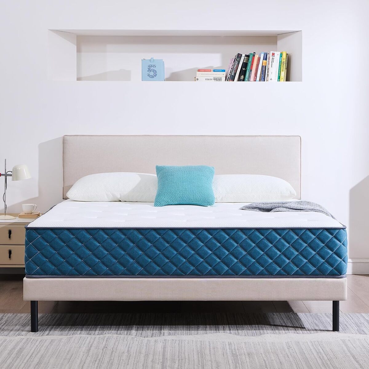 Test du matelas Hiimgo 140x190 cm : ressorts ensachés et mémoire de forme