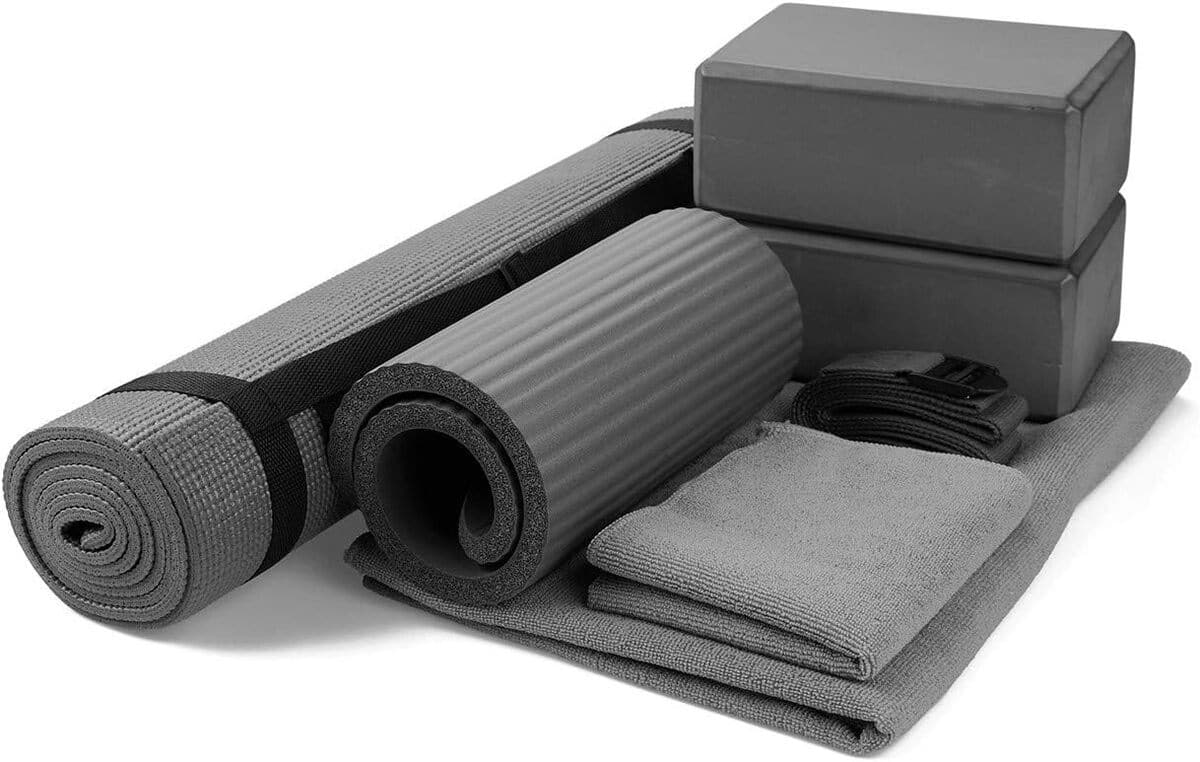 Test du tapis BalanceFrom GoFit unisexe gris 1/4