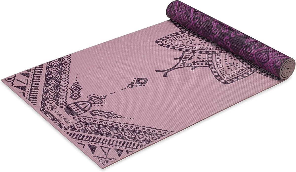 Test du tapis de yoga réversible Gaiam Inner Peace Lotus 6 mm