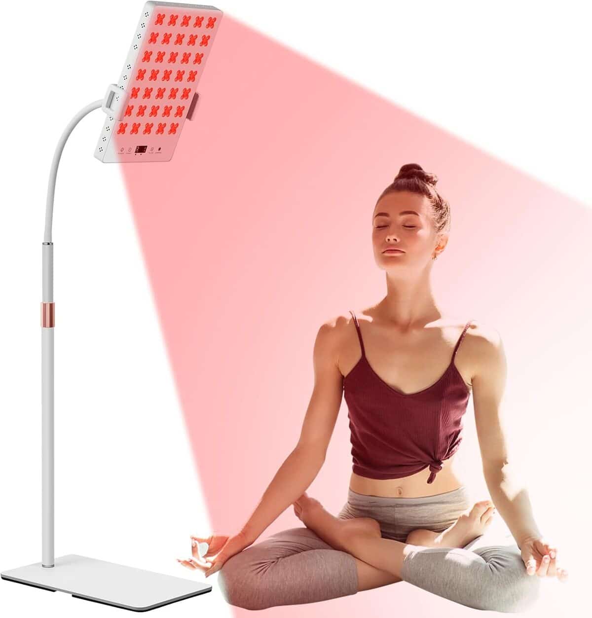 Test luminothérapie : panneau LED rouge et infrarouge 140 LED