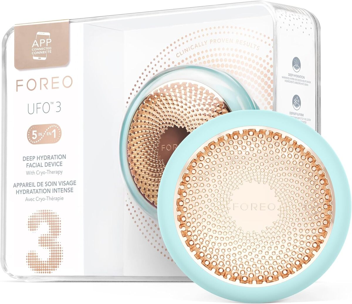 Test UFO 3 Arctic Blue : soin visage 5 en 1 puissant