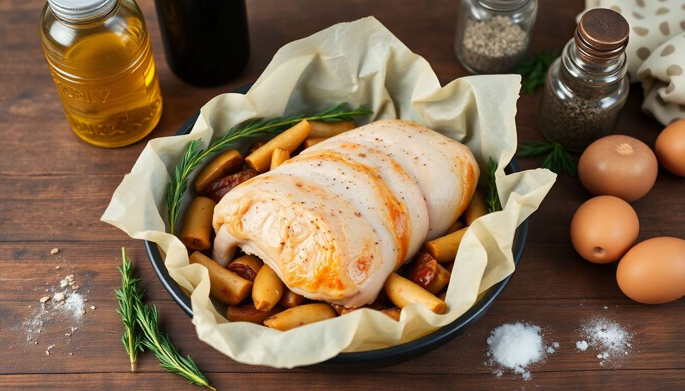Papillote de dinde, salsifis et oignons : une recette brûle-graisses efficace