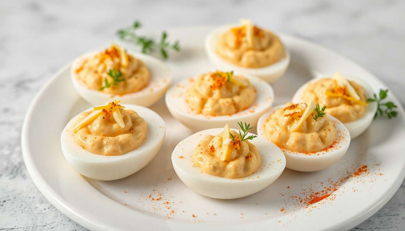 Œufs Farcis à la Mousse de Sardine : recette Anti-Âge Savoureuse