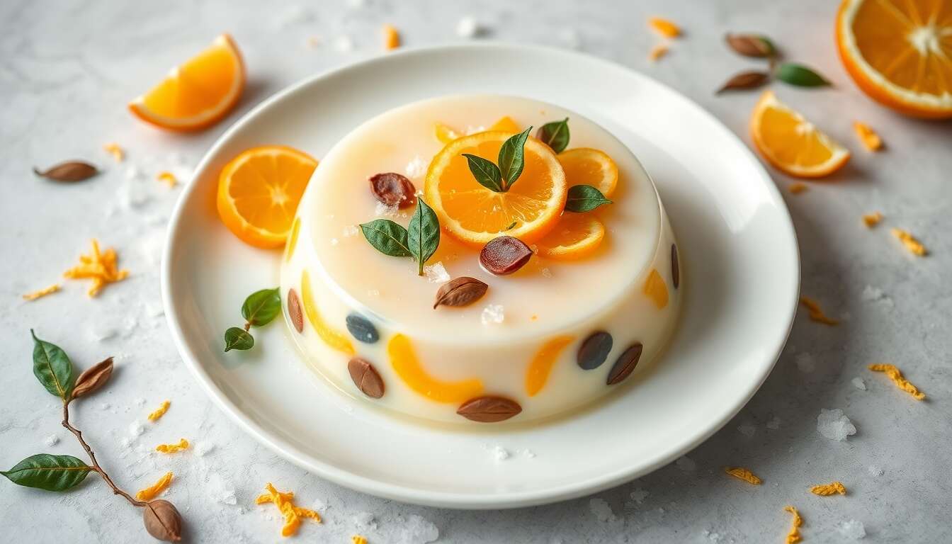 Aspic d'agrumes au thé blanc : recette antioxydante anti-âge