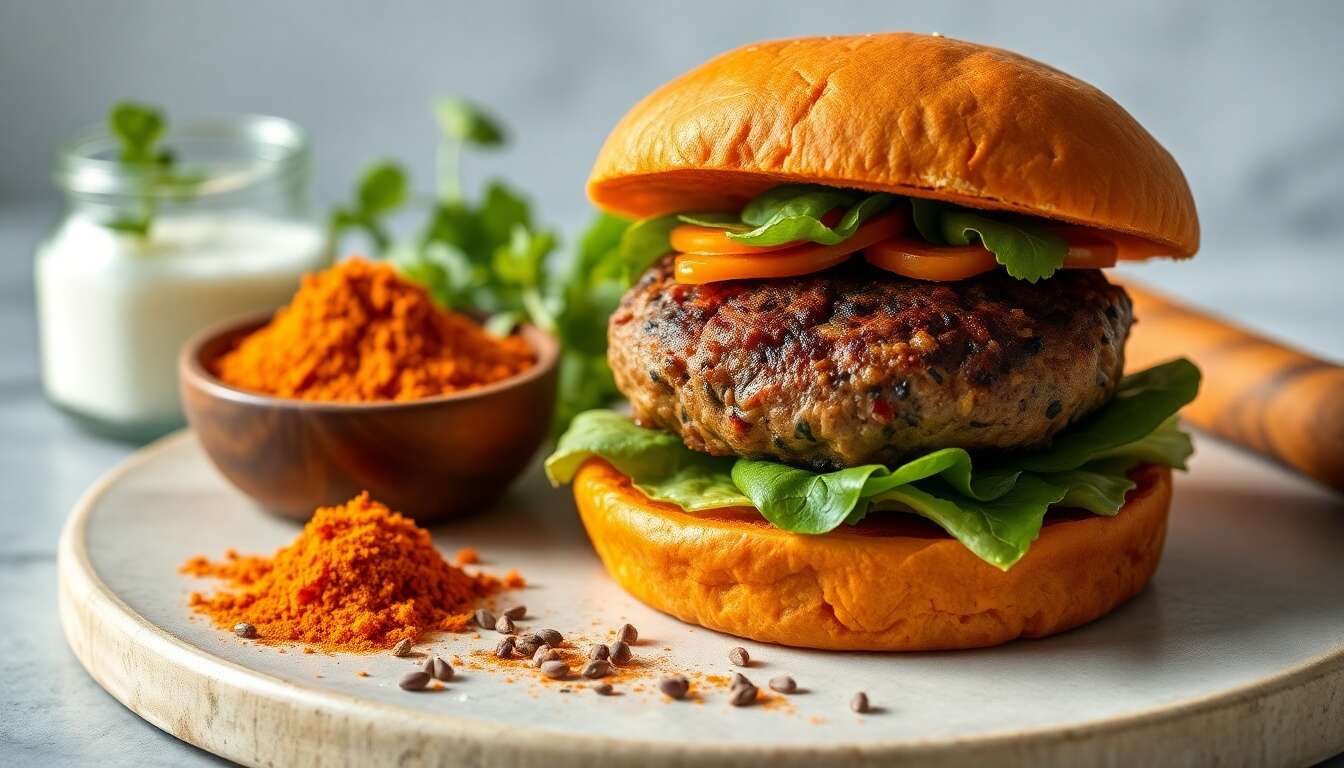 Burger Minceur : recette de Burger à la Patate Douce