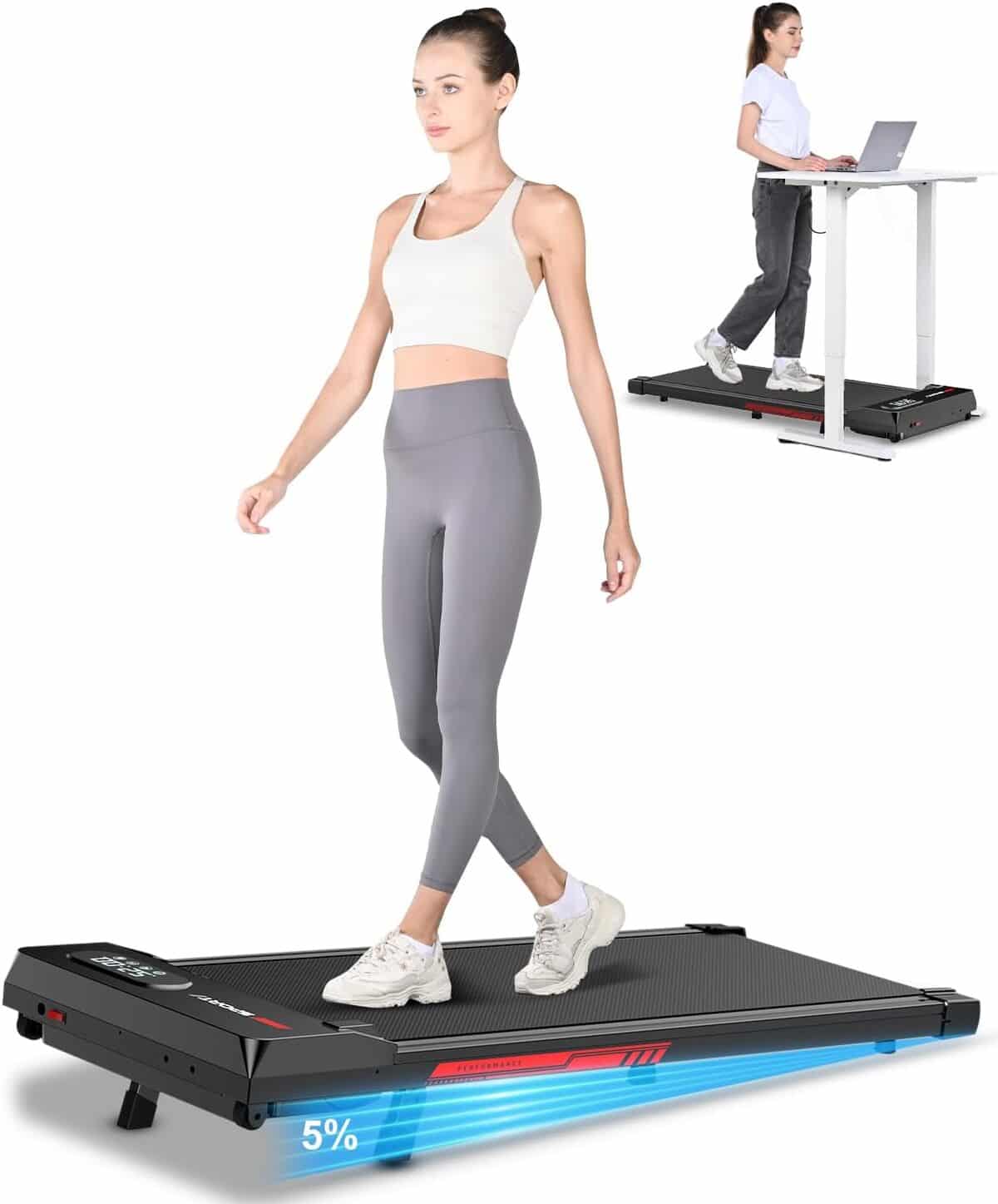 Test : tapis roulant électrique pliant 2 en 1 2.5HP, modèle Walking Pad 10 km/h