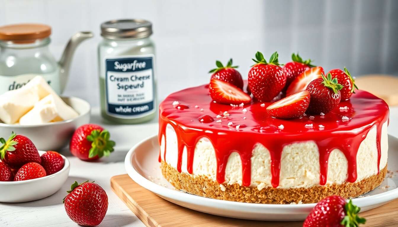 Cheesecake Aux Fraises Sans Sucre : la Recette Santé Délicieuse