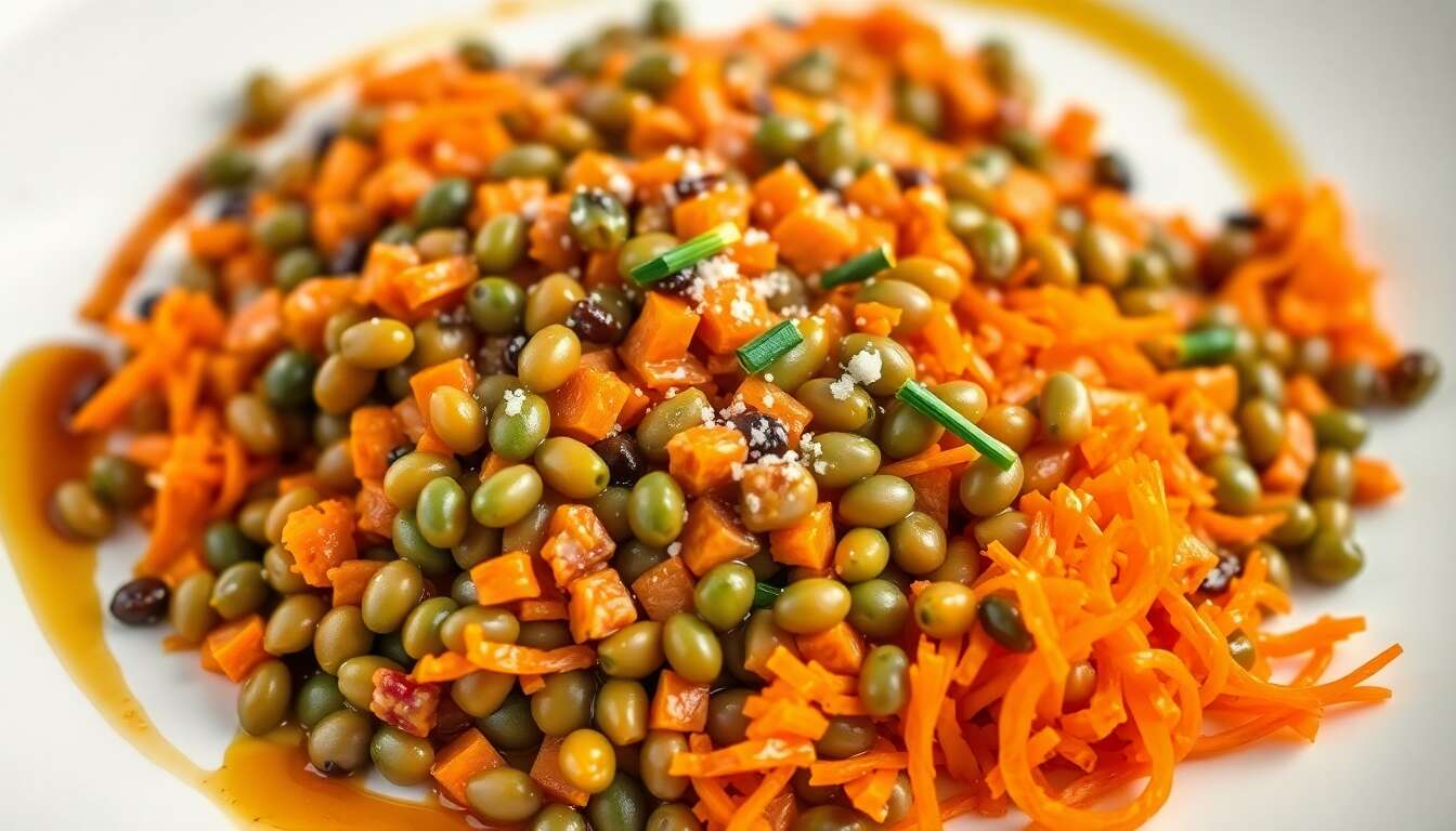 Tartare de lentilles et carottes : une recette riche en fibres