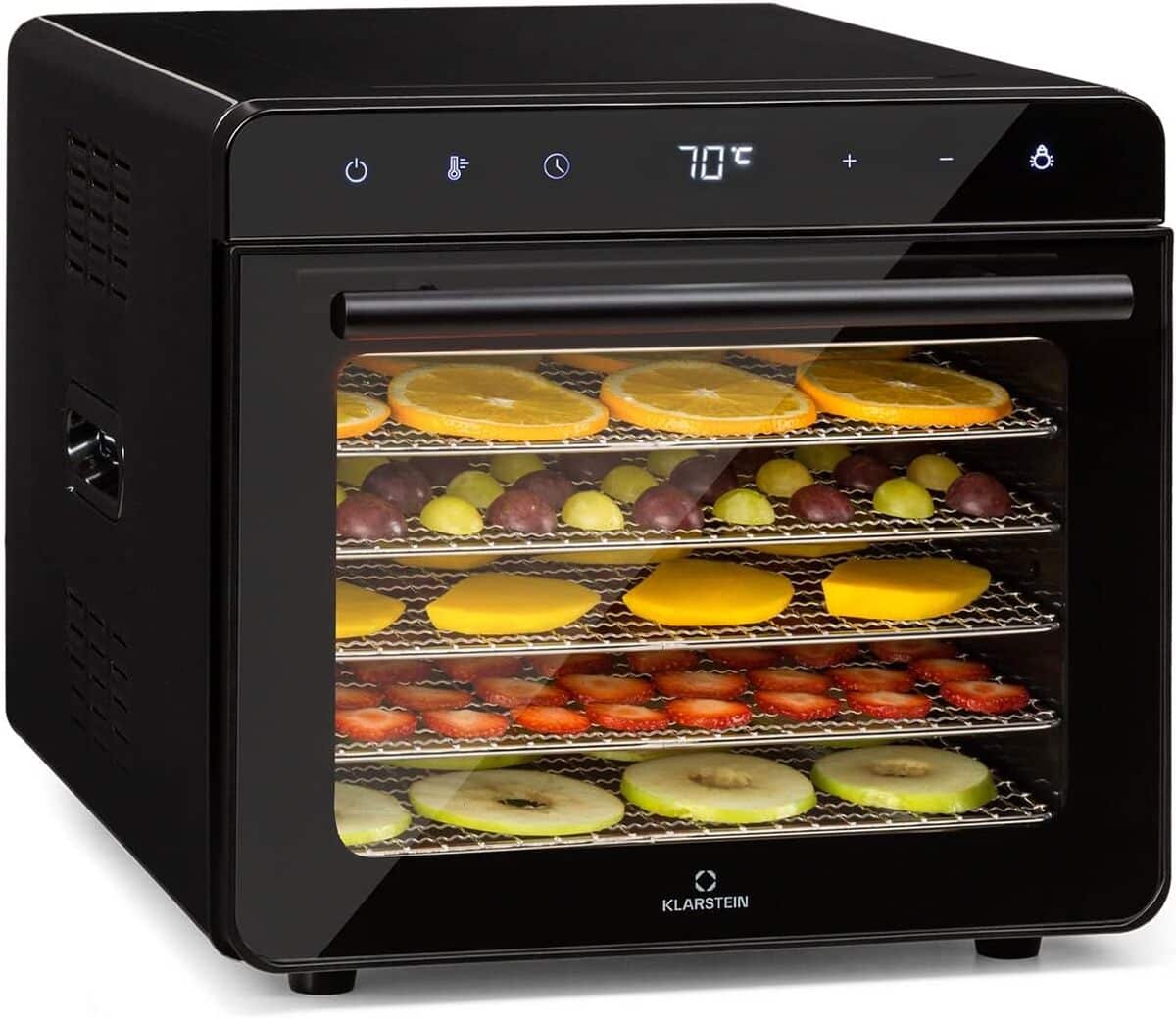 Test : déshydrateur alimentaire Klarstein 700W avec 6 plateaux