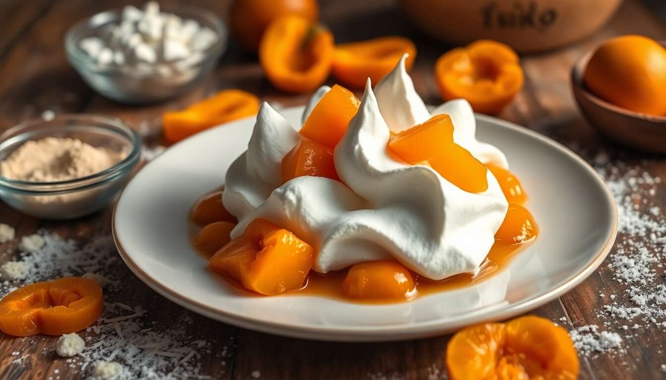 Recette anti-âge : compotée d'abricots meringuée pour un teint éclatant