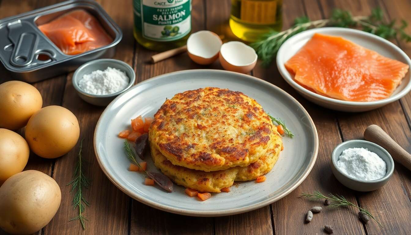 Galettes de pommes de terre et saumon sans gluten : une recette savoureuse et saine