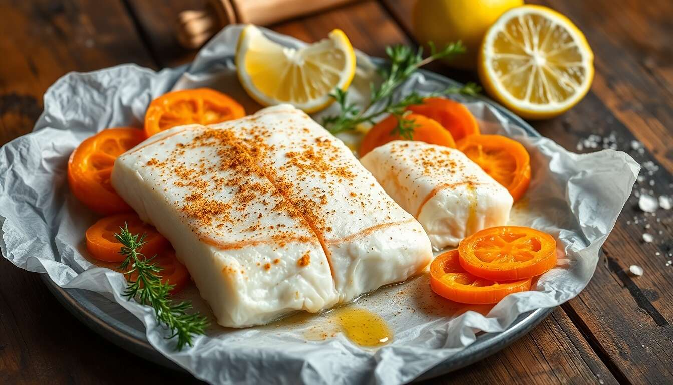 Papillote de cabillaud : recette détox carottes et gingembre