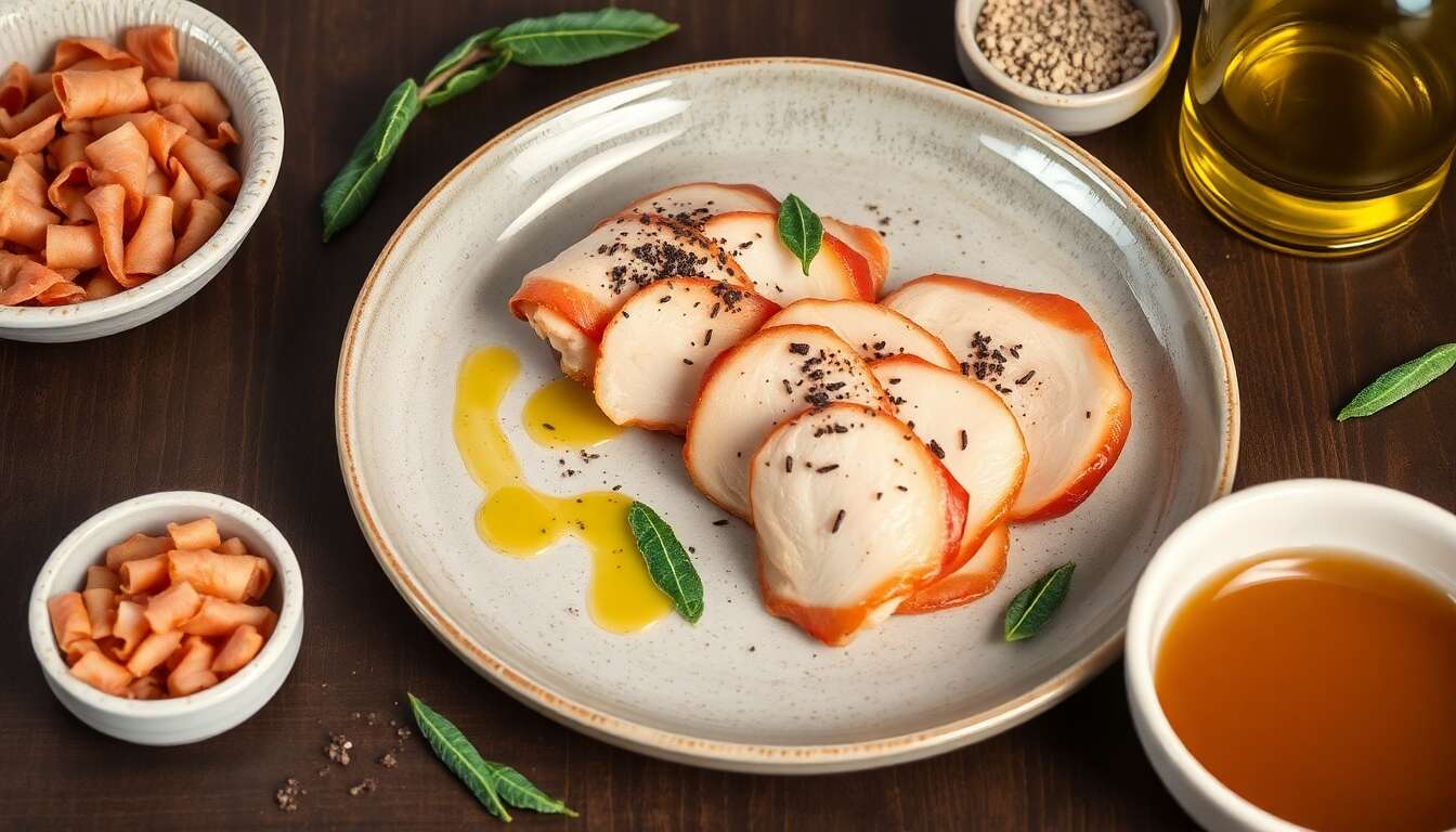 Saltimbocca de Volaille : recette Minceur Anti-Rétention d'Eau