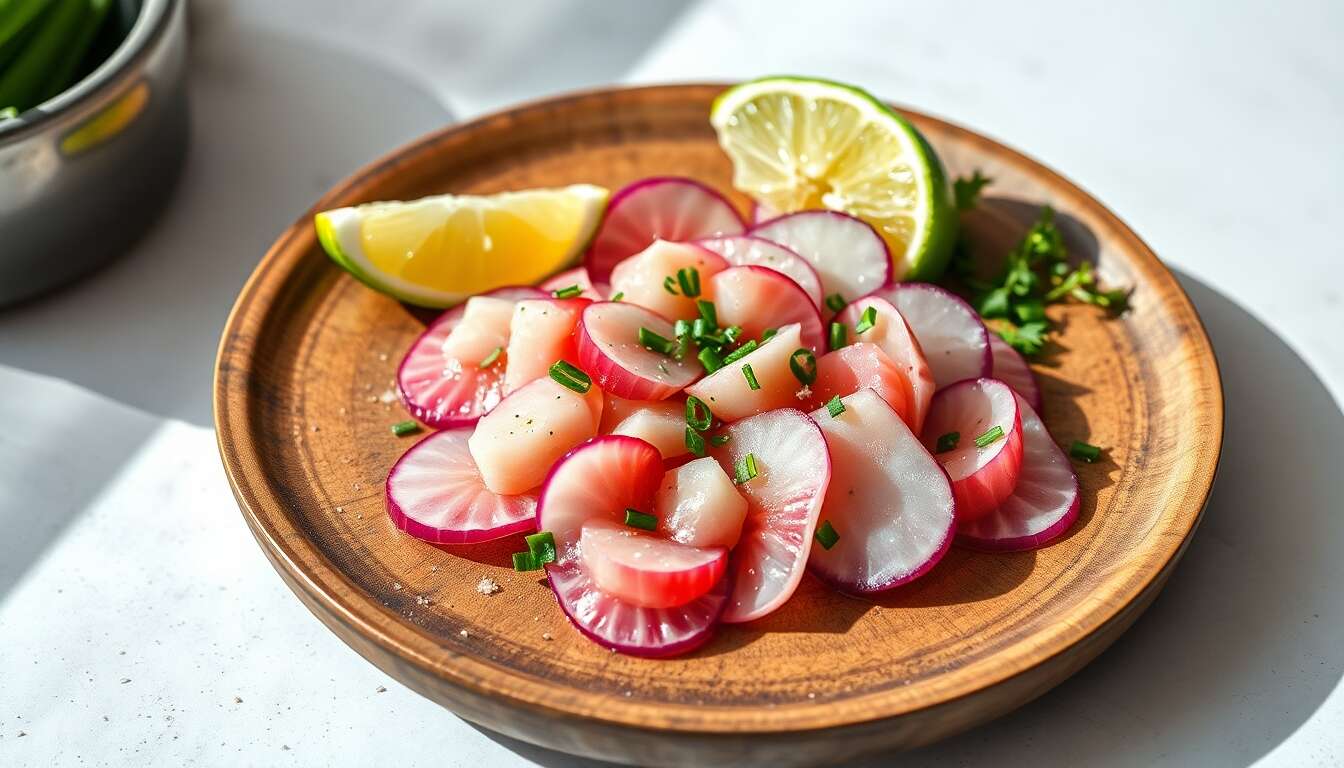 Tartare de dorade et radis noir : la recette détox à essayer