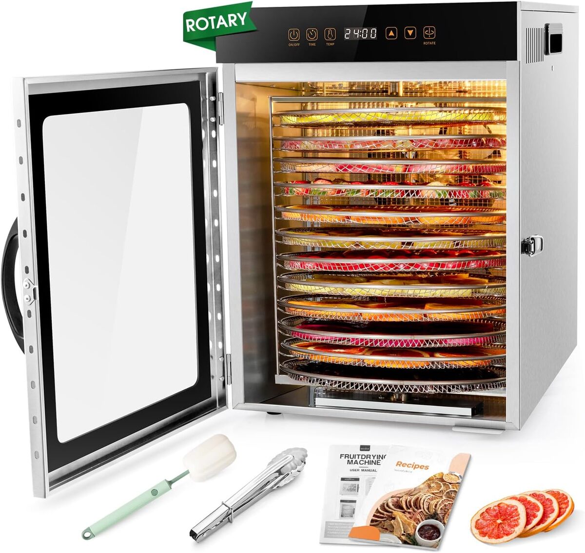 Test du déshydrateur Kwasyo : puissance et efficacité inox 1000W