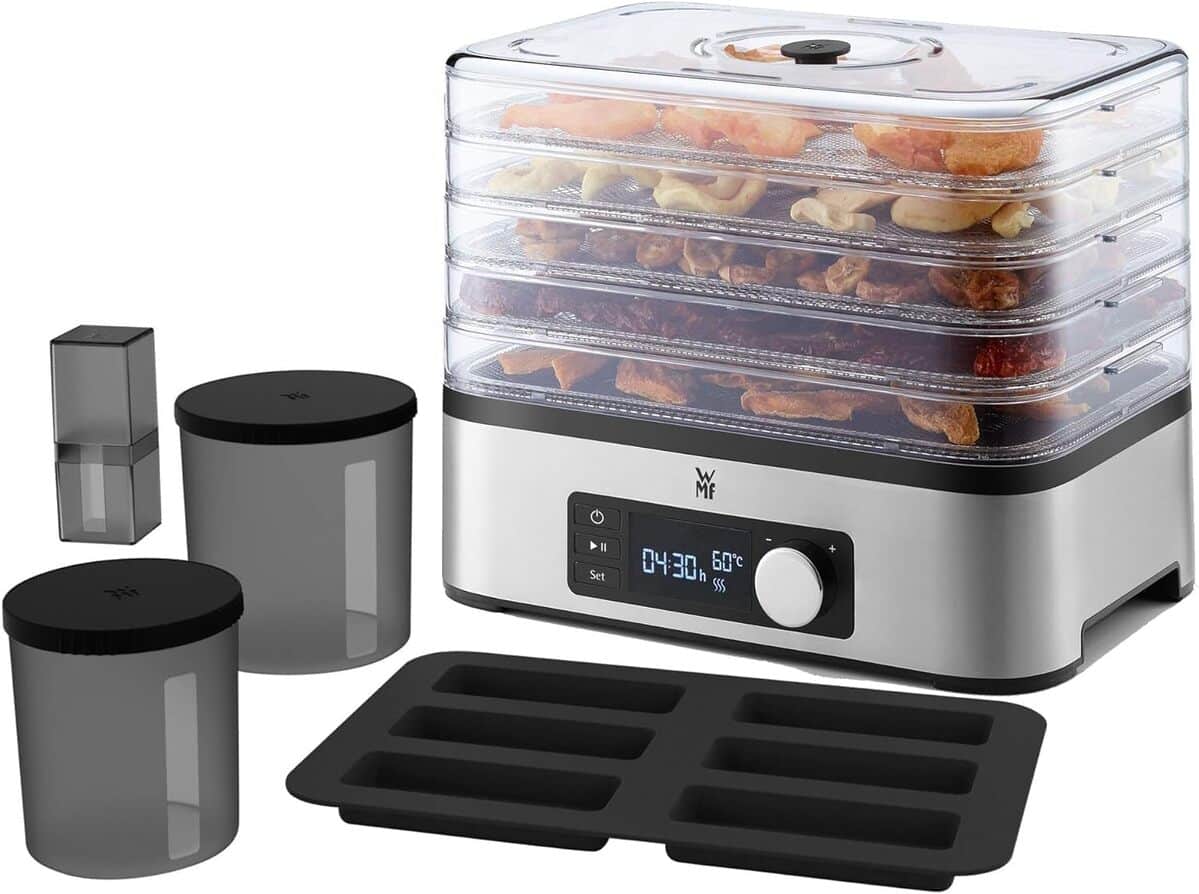 Test du déshydrateur WMF KITCHENminis : inox 400 W, 5 plateaux