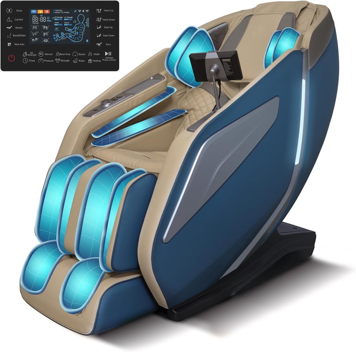 Test du fauteuil de massage RelaxRelife Shiatsu 4D