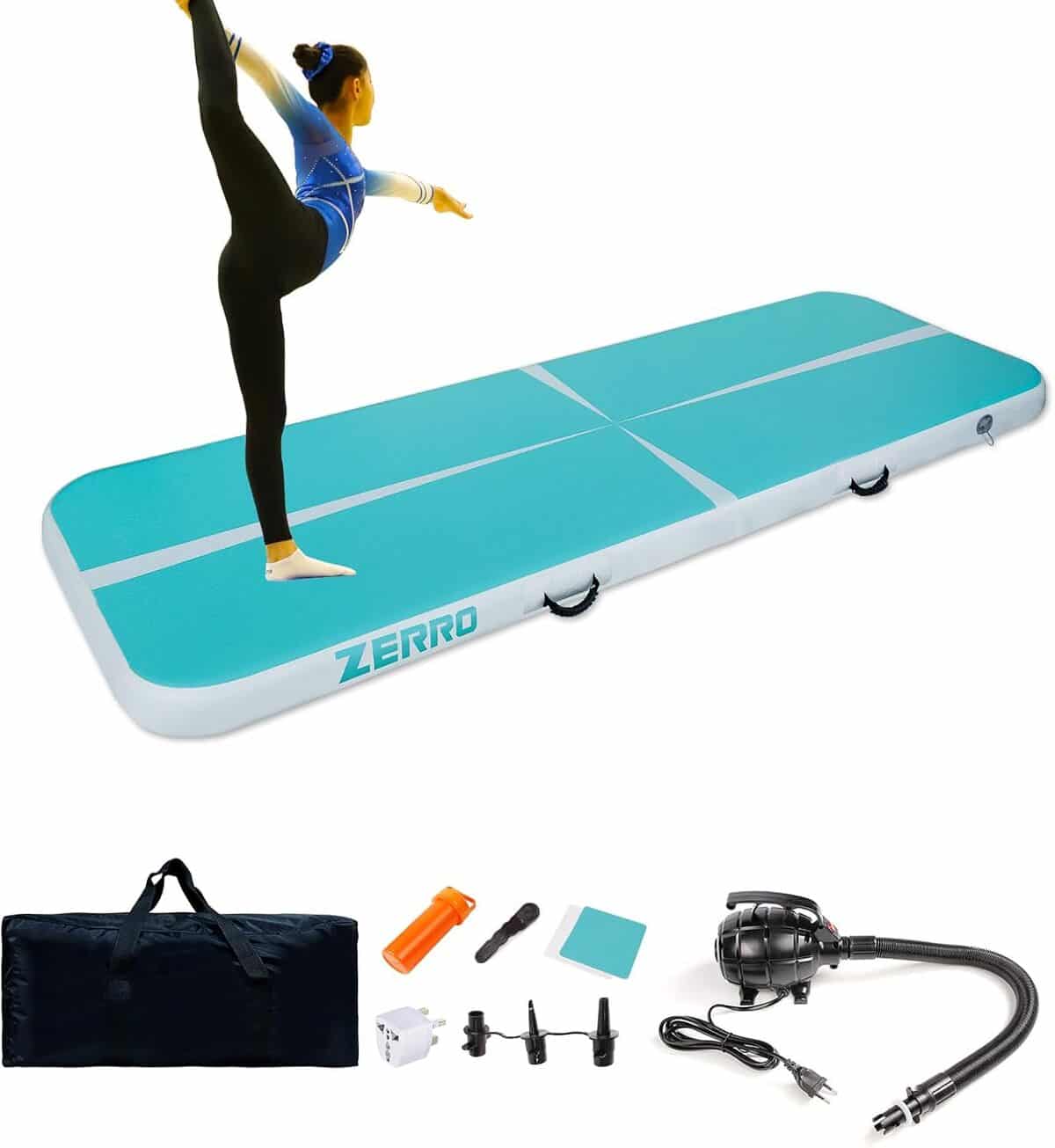 Test du tapis CCLIFE Air Roll 4 m : gonflage rapide pour fitness et yoga
