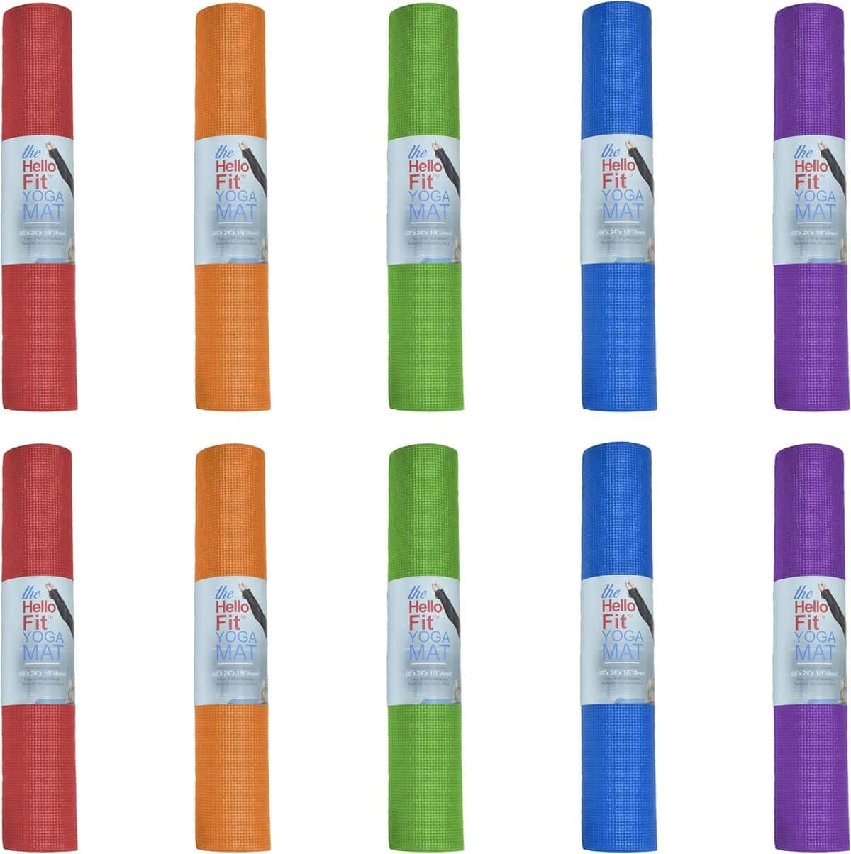 Test : tapis de yoga antidérapants Hello Fit 10 pièces