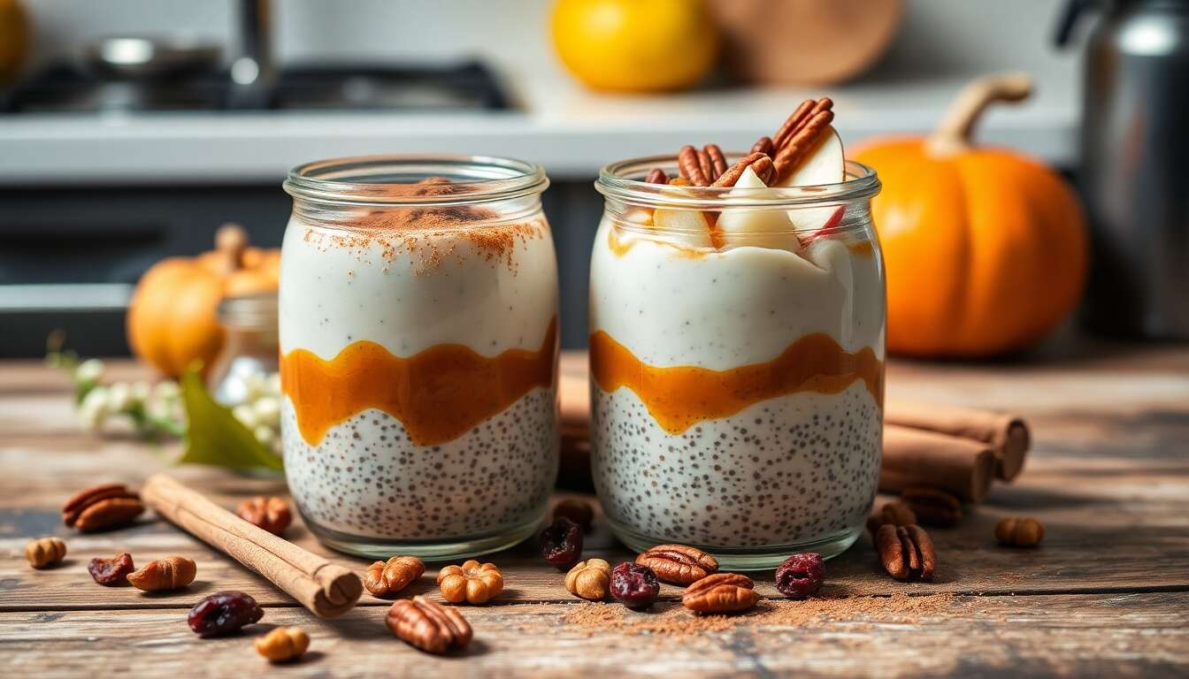 Recette de pudding de chia aux fruits d'automne spécial ménopause