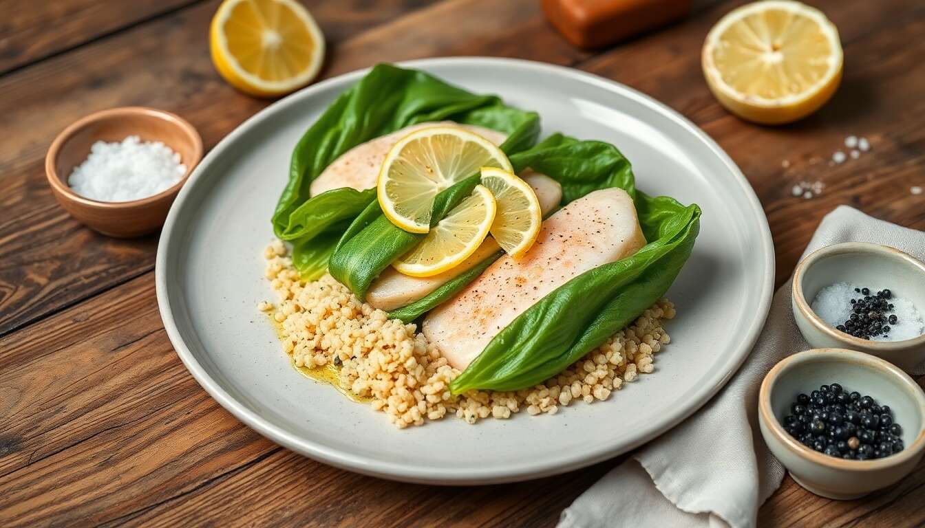 Recette Détox : paupiette de Chou au Merlan