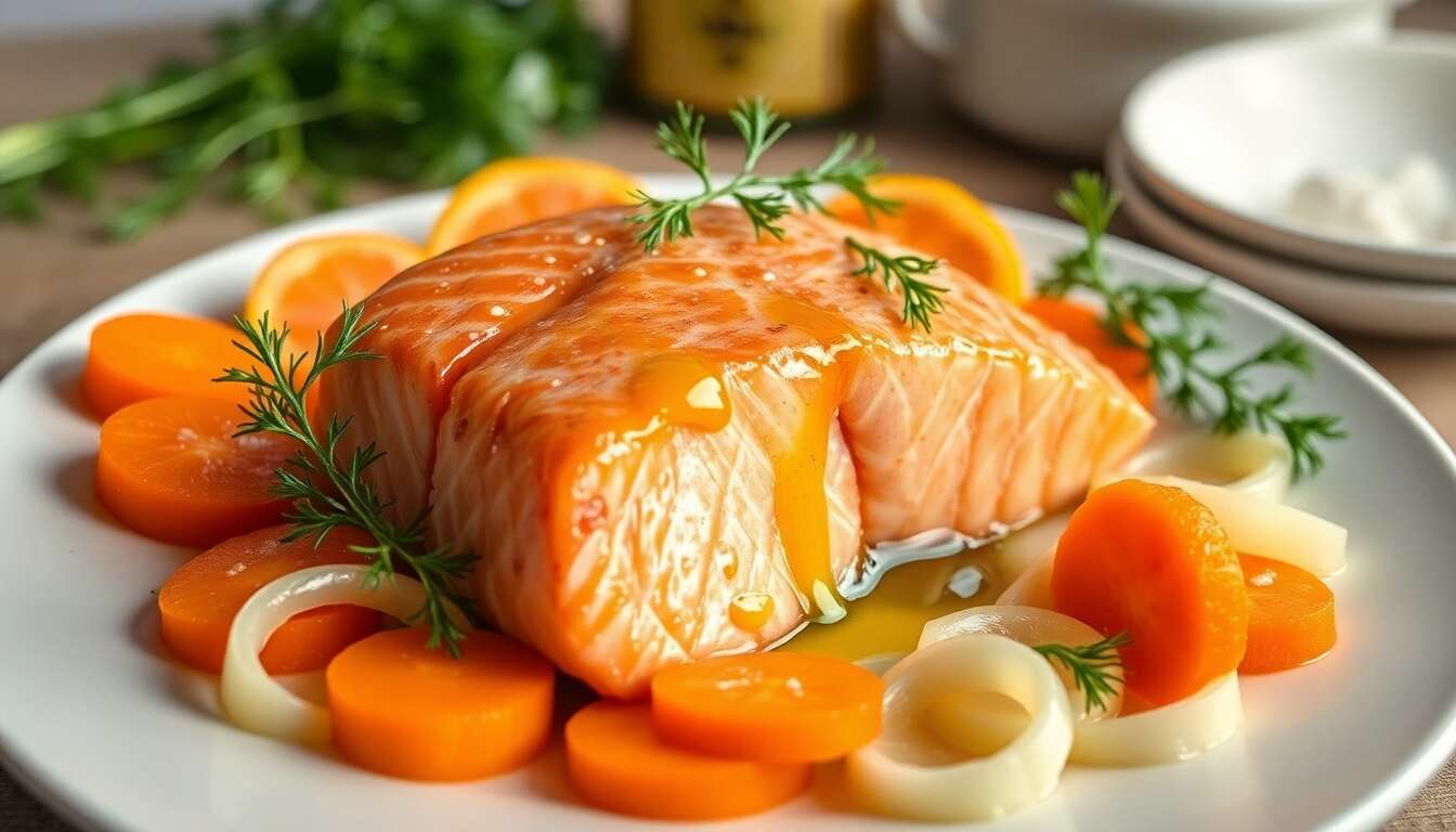 Dos de saumon aux carottes et fenouil : recette anti-rétention d'eau