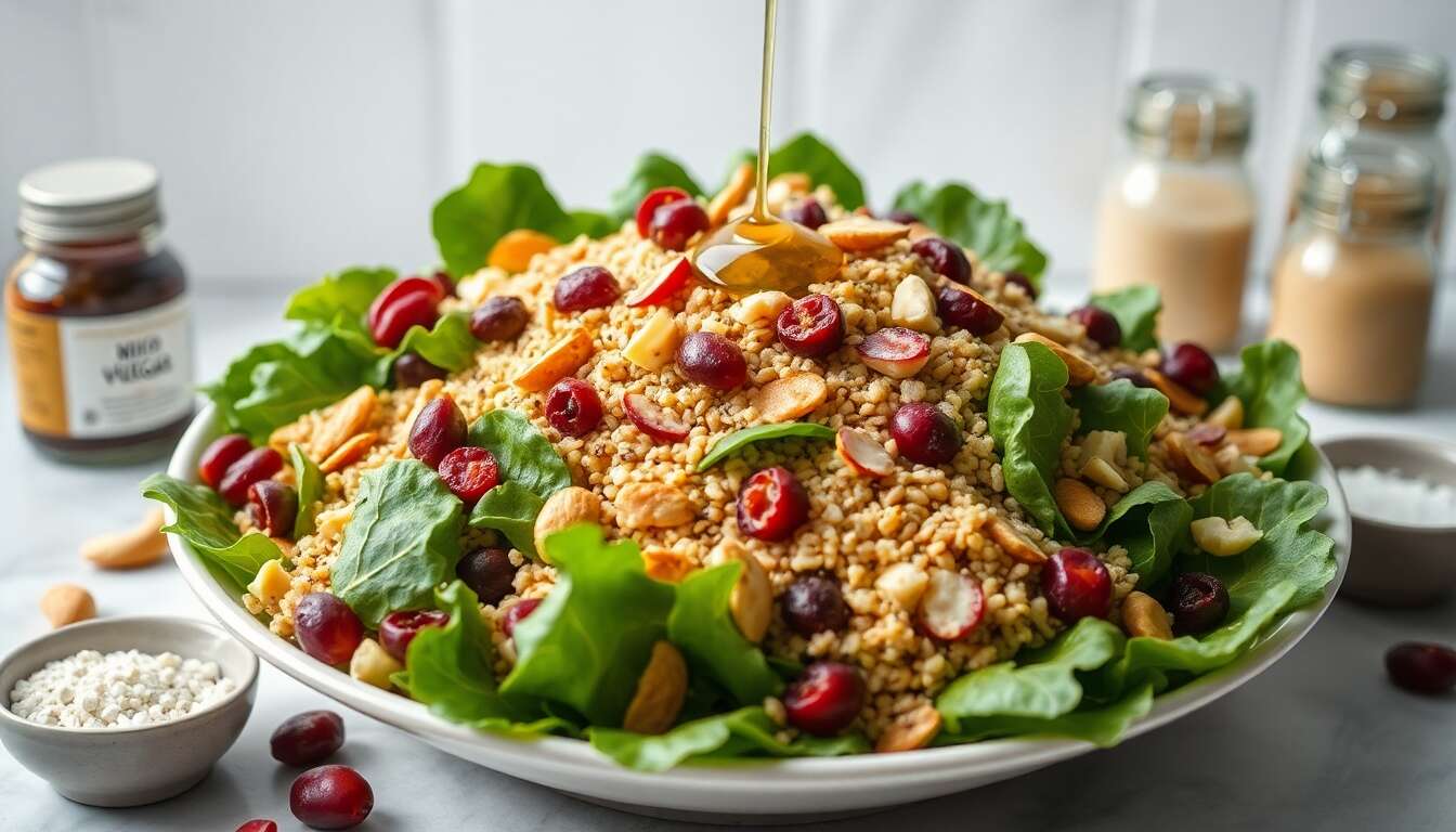 Salade vegan anti-âge pour la ménopause