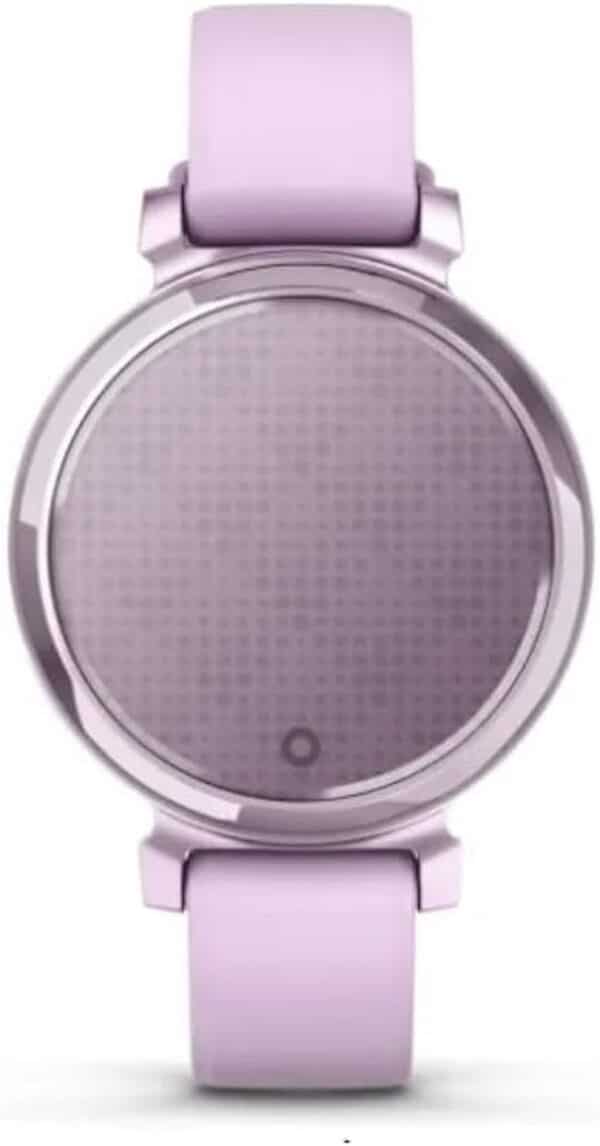 Garmin Lily 2 - Petite Montre connectée et élégante - Cream Gold avec Bracelet Silicone Blanc Coco