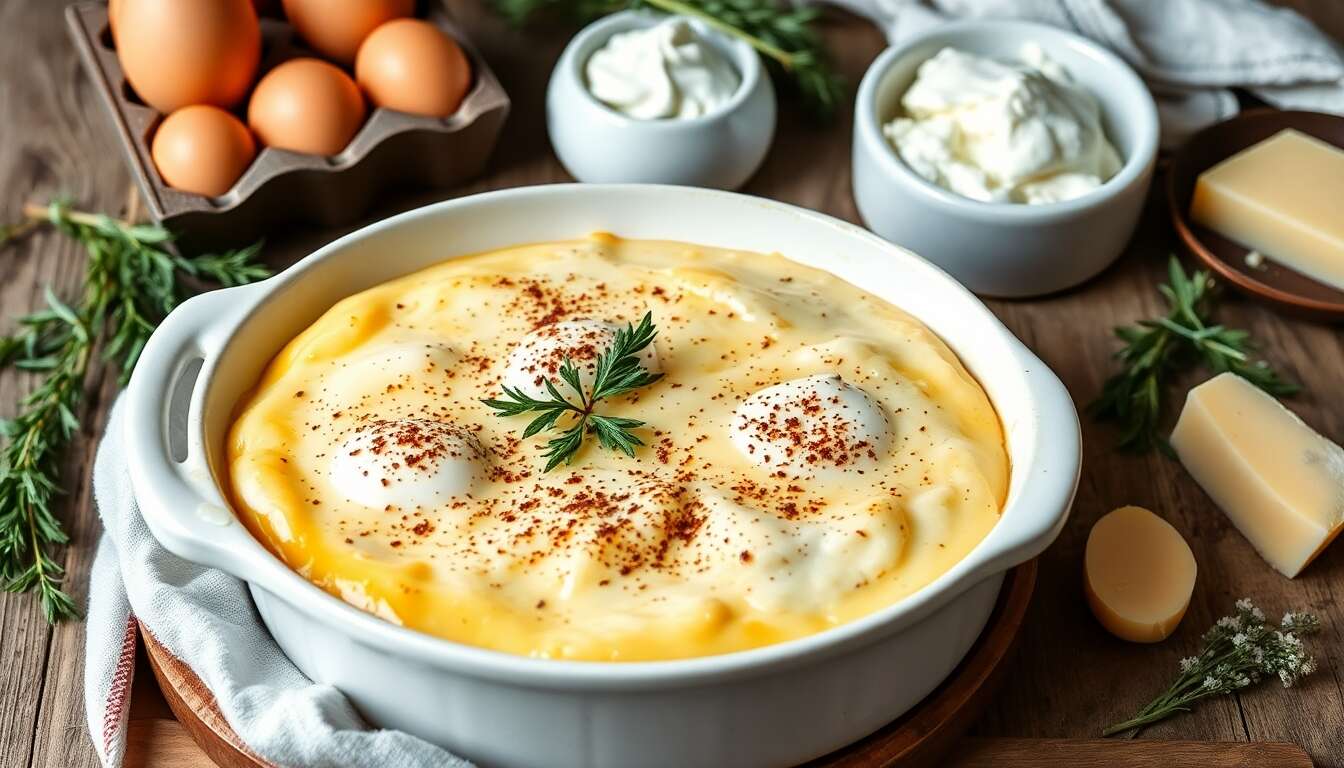 Oeuf Cocotte aux Herbes de Jardin : recette Sans Sel