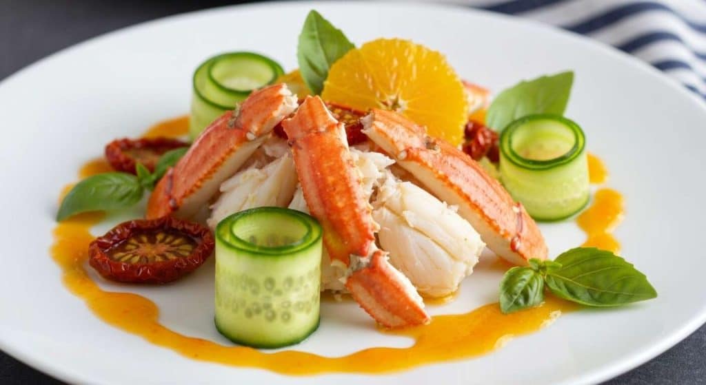 Presse de tourteau au concombre, tomate, orange et basilic : recette anti-âge pour un teint éclatant