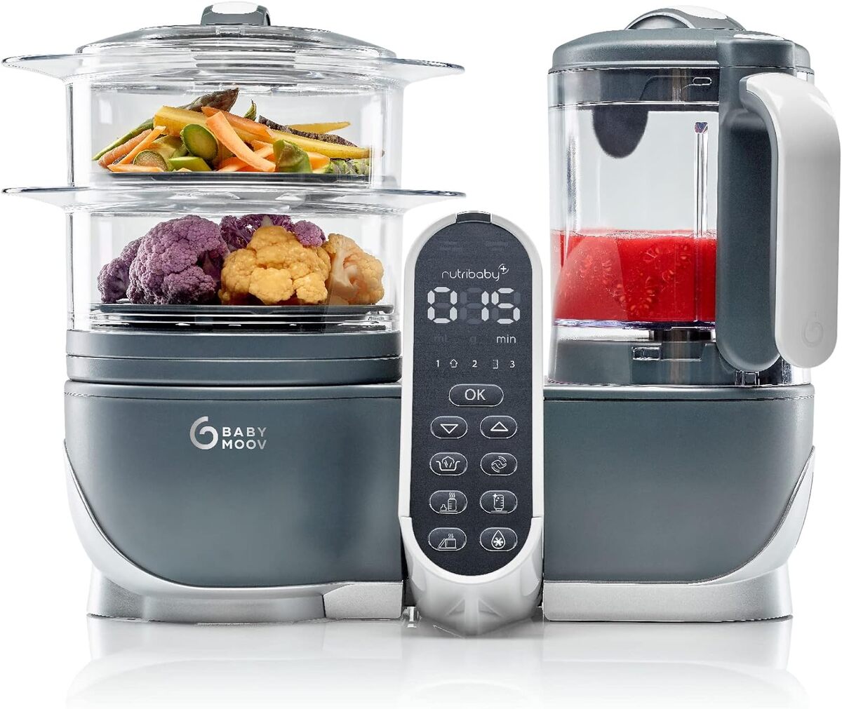 Test du robot cuiseur Babymoov Nutribaby(+) : multifonctions 6 en 1 pour petits pots bébé