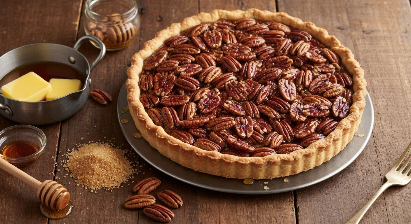 Recette anti-âge : tarte aux noix de pécan savoureuse