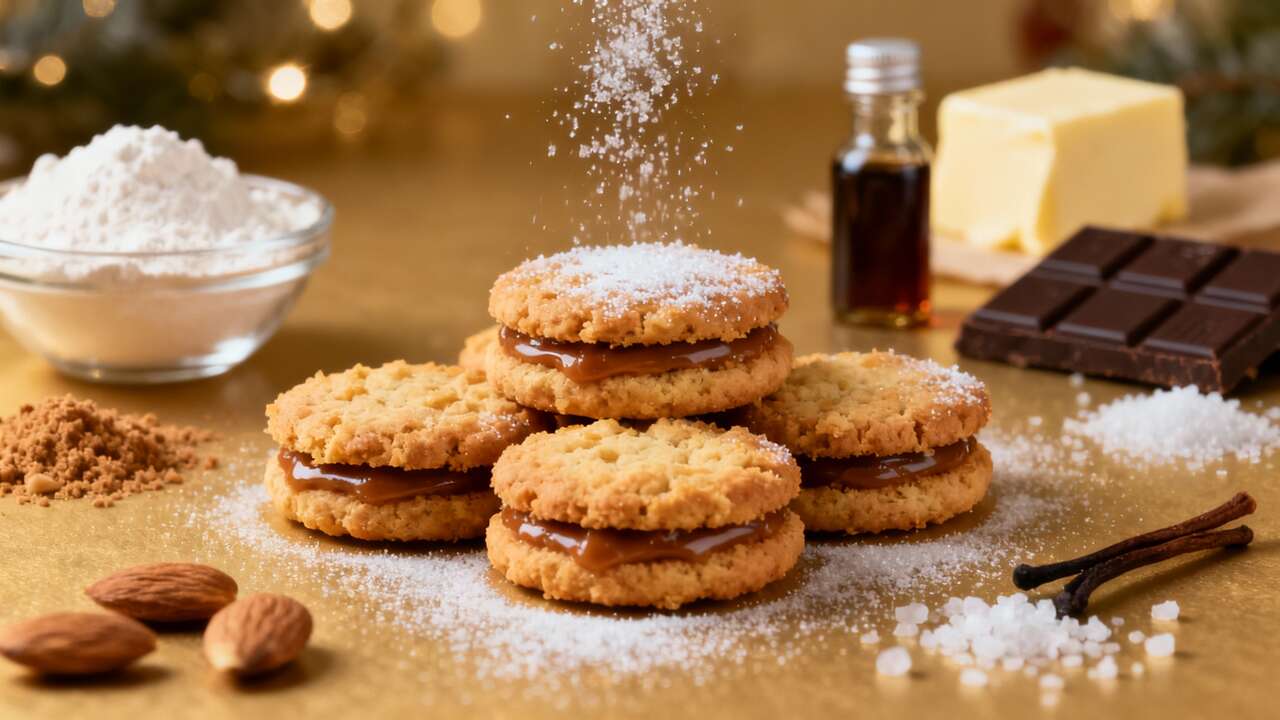 Biscuits fourrés de Noël : recette gourmande et festive