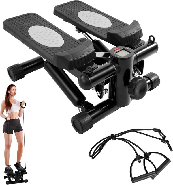 Signature Fitness Mini Stepper réglable avec Bandes de résistance