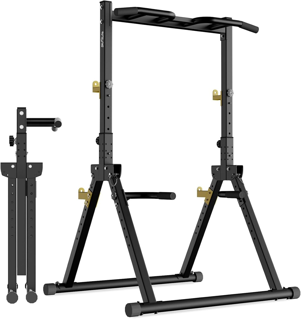 Test de la DH FitLife Power Tower : station de musculation pliable