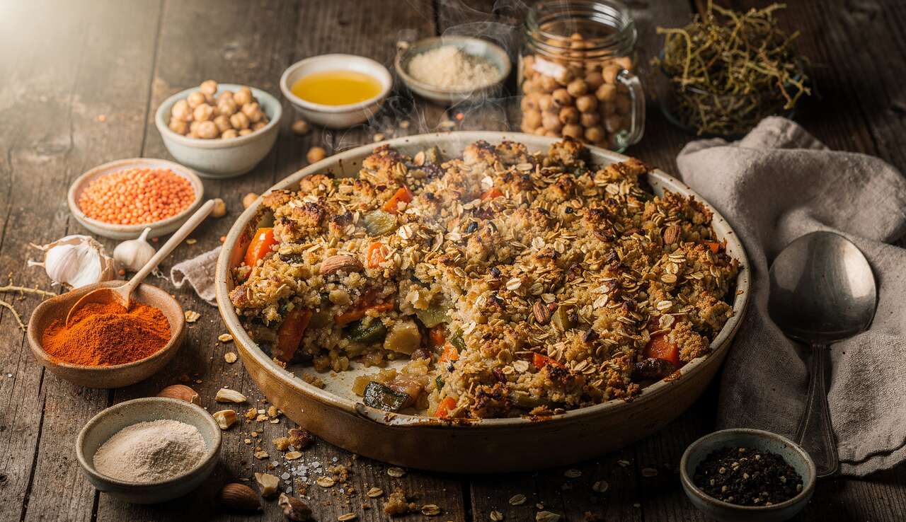 Crumble de légumes d'hiver : une délicieuse recette saine