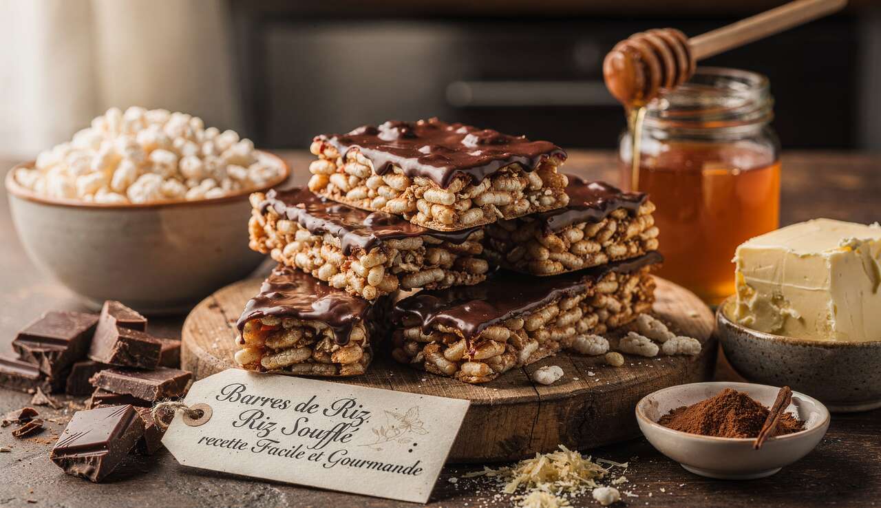 Barres de Riz Soufflé : recette Facile et Gourmande