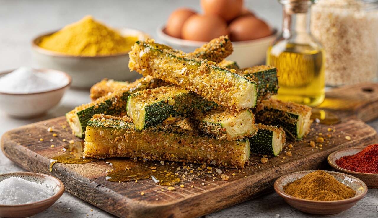 Frites de courgettes : recette saine et savoureuse