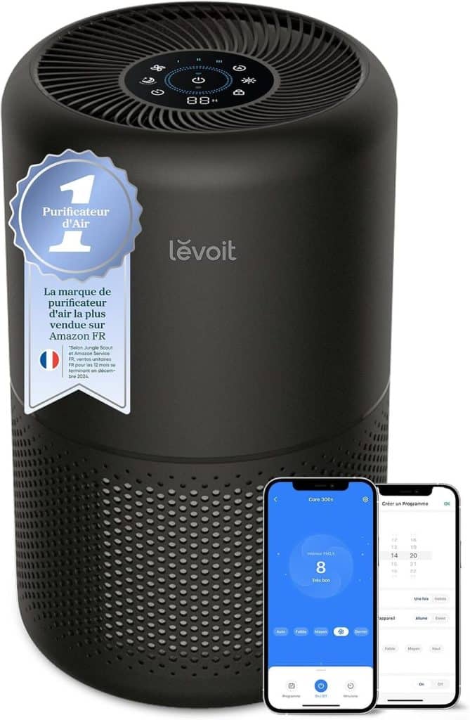 Test : purificateur d'air LEVOIT HEPA 258 m³/h