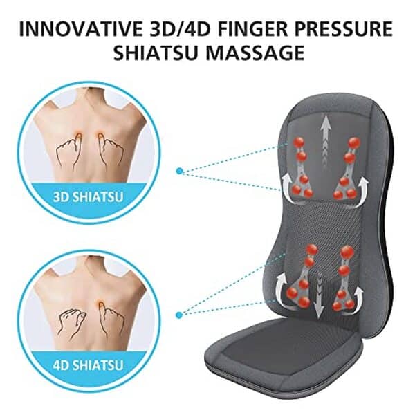 Découvrez notre test approfondi du siège de massage Comfier Shiatsu avec chaleur et pétrissage complet pour un moment de détente inégalé chez vous.