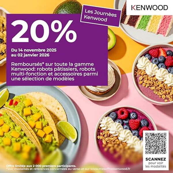 Découvrez notre test complet du Kenwood Chef Baker, un robot pâtissier de haute performance avec balance intégrée pour des préparations précises et réussies. Idéal pour toutes vos créations culinaires, sucrées ou salées.