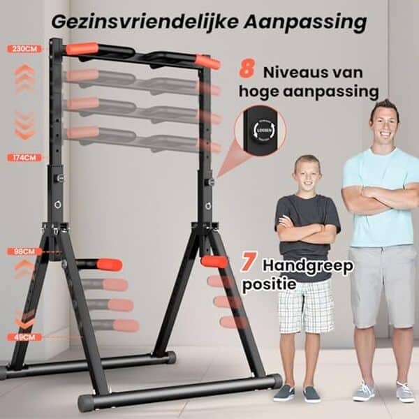 Découvrez l'efficacité de la chaise romaine multifonction WATBKHE Power Tower : un appareil de fitness incontournable pour vos entraînements à domicile